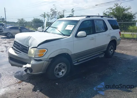 2001 Toyota Sequoia Sr5 V8 from USA, damaged, VIN 5TDZT34A91S033841